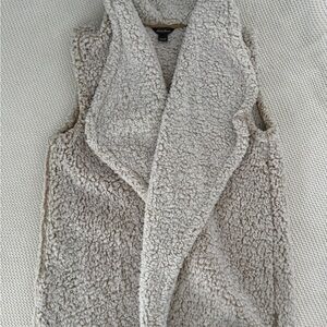 Eddie Bauer Cream Teddy Jacket